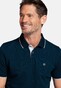 Giordano Nico Signature Two-Ply Supima Cotton Piqué Tipping Detail Polo Donker Blauw