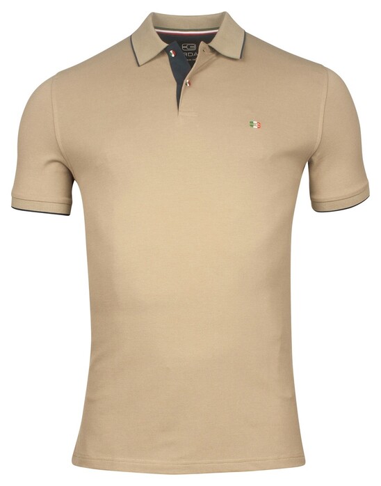 Giordano Nico Signature Two-Ply Supima Cotton Piqué Tipping Detail Polo Sage Green