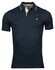 Giordano Nico Signature Two-Ply Supima Cotton Piqué Tipping Detail Poloshirt Dark Evening Blue