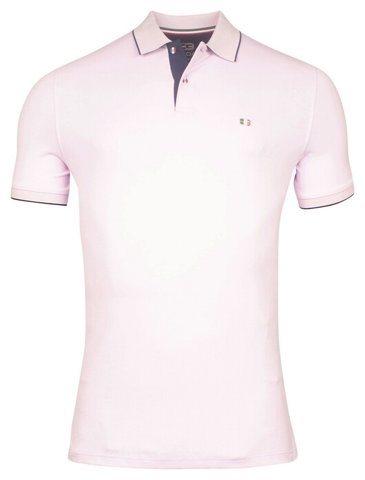 Giordano Nico Signature Two-Ply Supima Cotton Piqué Tipping Detail Poloshirt Lilac