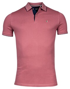 Giordano Nico Signature Two-Ply Supima Cotton Piqué Tipping Detail Poloshirt Pink