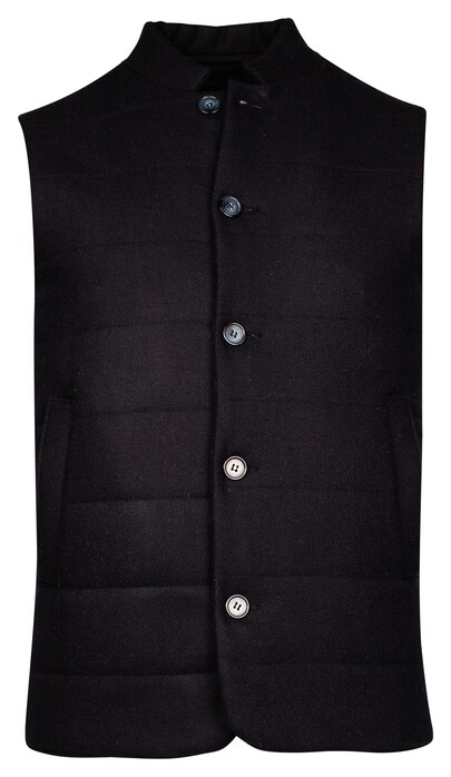 Giordano Owen Wool Blend Subtle Mélange Uni Color Body-Warmer Dark Navy