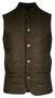 Giordano Owen Wool Blend Subtle Mélange Uni Color Body-Warmer Olijf Groen