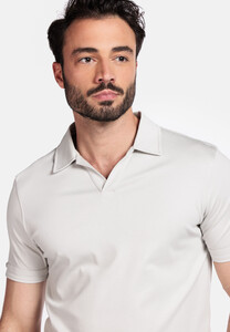 Giordano Portofino Liquid Cotton Short Sleeve Polo Poloshirt Beige