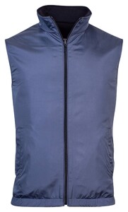 Giordano Reversible Polyester Jersey Body-Warmer Jeans Blue-Navy