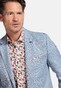 Giordano Robert Fully Lined Plain Linnen Look Structure Colbert Navy