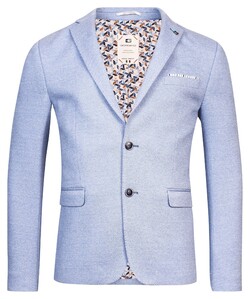Giordano Robert Piqué 2-Tone Colbert Licht Blauw