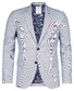 Giordano Robert Seersucker Stripe Colbert Deep Blue-White