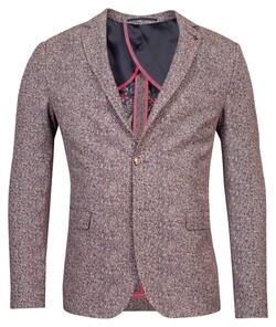 Giordano Robert Tech Stretch Fantasy Print Jacket Brown-Navy