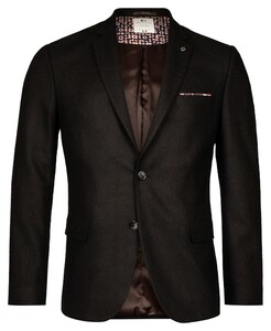 Giordano Robert Wool Mix Faux Uni Subtle Mélange  Jacket Black