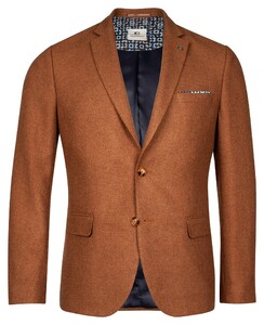 Giordano Robert Wool Mix Faux Uni Subtle Mélange  Jacket Choco Brown