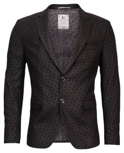 Giordano Robert Wool Mix Star Flock Jacket Black
