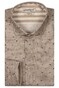 Giordano Row Brushed Twill Houndstooth Fantasy Overhemd Licht Bruin