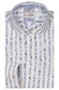 Giordano Row Cutaway Collar Linen Blend Stripe Overhemd Pastel Blauw