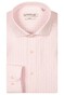 Giordano Row Cutaway Collar Seersucker Stripe Shirt Dark Mauve