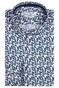 Giordano Row Cutaway Mini Flowers Fine Twill Overhemd Denim Blue
