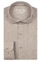 Giordano Row Cutaway Soft Abstract Graphical Pattern Shirt Dark Brown Melange
