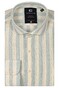 Giordano Row Cutaway Structure Stripe Overhemd Licht Blauw