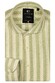 Giordano Row Cutaway Structure Stripe Shirt Apple Green