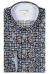 Giordano Row Cutaway Vintage Flowers Overhemd Dark Navy