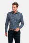 Giordano Row Cutaway Vintage Flowers Overhemd Dark Navy