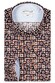 Giordano Row Cutaway Vintage Flowers Overhemd Rood