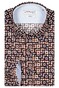 Giordano Row Cutaway Vintage Flowers Overhemd Rood
