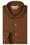 Giordano Row Plain Structured Cotton Cutaway Collar Overhemd Rood