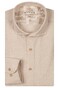 Giordano Row Soft Washed Cotton Linnen Cutaway Collar Micro Gingham Check Overhemd Kitt