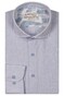 Giordano Row Soft Washed Cotton Linnen Cutaway Collar Micro Gingham Check Overhemd Licht Blauw