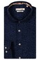 Giordano Row Soft Washed Linnen Mélange Cutaway Collar Overhemd Navy