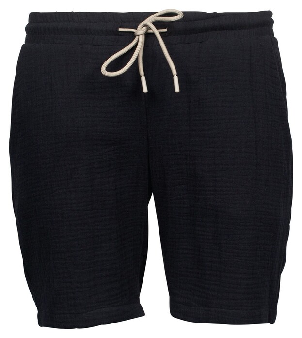 Giordano Salento Short Doubleface Waffle Texture Drawstring Bermuda Navy