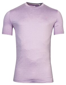 Giordano Silvio Technical Melange Round Neck T-Shirt Lilac