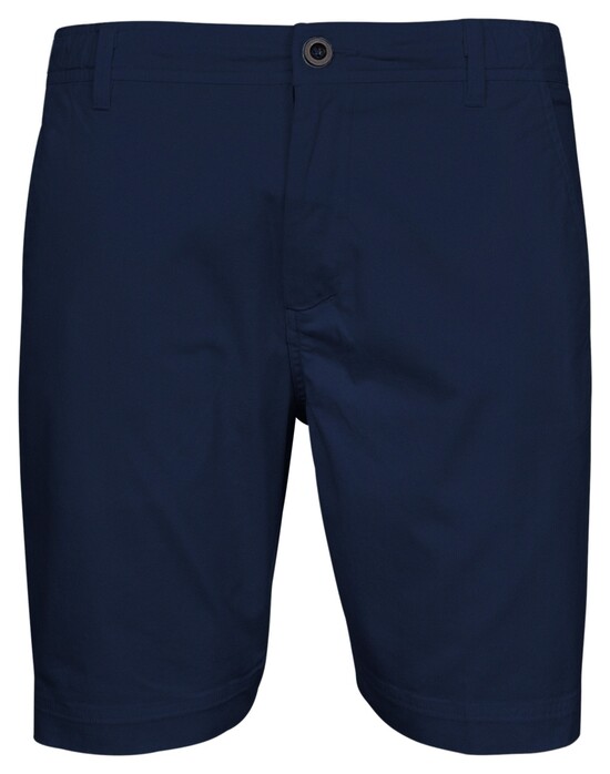 Giordano Stockholm Short Garment Dyed Twill Cotton Stretch Bermuda Donker Blauw