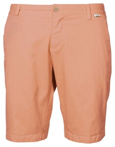 Giordano Stockholm Short Garment Dyed Twill Cotton Stretch Bermuda Fine Orange