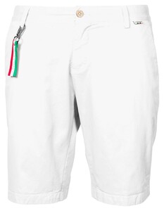 Giordano Stockholm Short Garment Dyed Twill Cotton Stretch Bermuda White