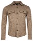 Giordano Taranto Knitted Wool Sweat Overshirt Donker Bruin