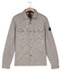 Giordano Taranto Knitted Wool Sweat Overshirt Soft Grey