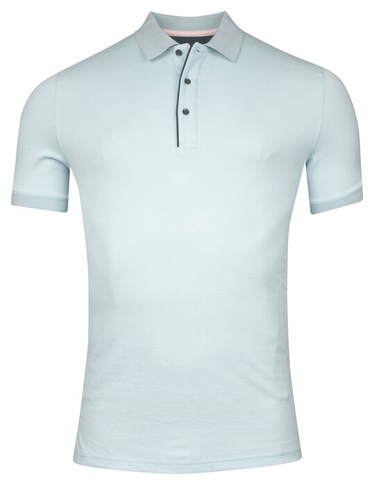 Giordano Torino Two-Ply Supima Cotton Piqué Polo Delft Blue
