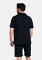 Giordano Uni Color Puglia Doubleface Knit Short Sleeve Overhemd Navy