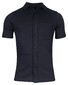Giordano Uni Color Puglia Doubleface Knit Short Sleeve Overhemd Navy