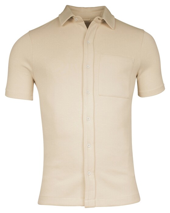 Giordano Uni Color Puglia Doubleface Knit Short Sleeve Shirt Kitt