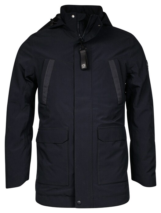 Giordano Vico Short Jacket Technical Padded Navy