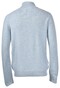 Gran Sasso Button Closure High Neck Trui Licht Blauw