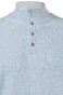 Gran Sasso Button Closure High Neck Trui Licht Blauw