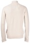 Gran Sasso Cashmere Blend Mock Zip Pullover Light Beige
