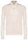 Gran Sasso Cashmere Blend Mock Zip Trui Licht Beige