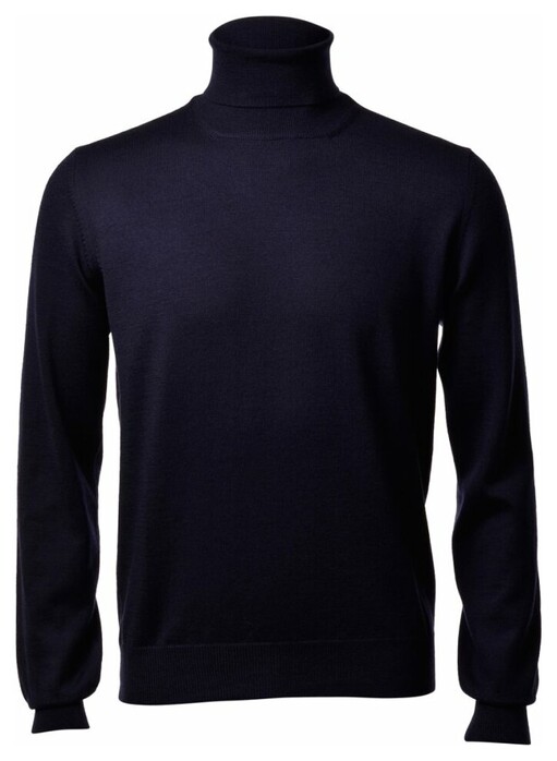 Gran Sasso Coltrui Extrafine Merino Fashion Trui Blue Navy