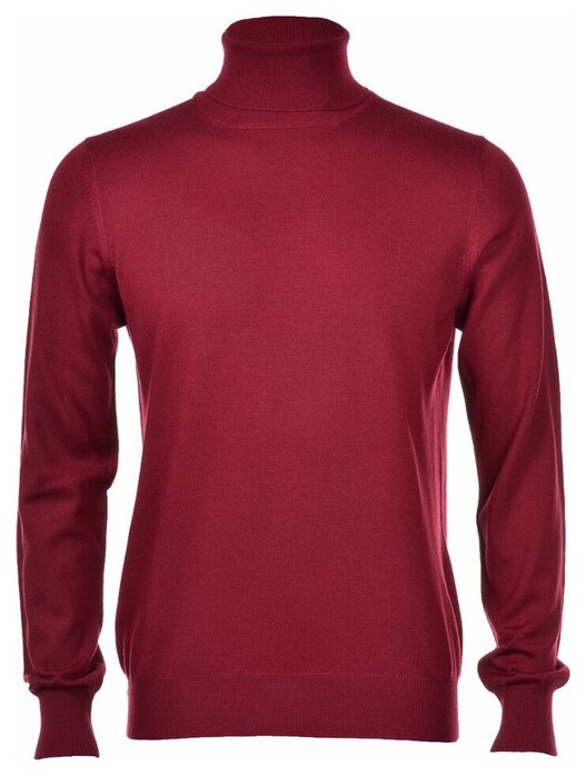 Gran Sasso Coltrui Extrafine Merino Fashion Trui Burgundy Red