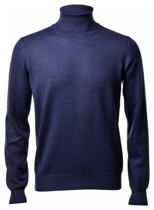 Gran Sasso Coltrui Extrafine Merino Fashion Trui Denim Blue